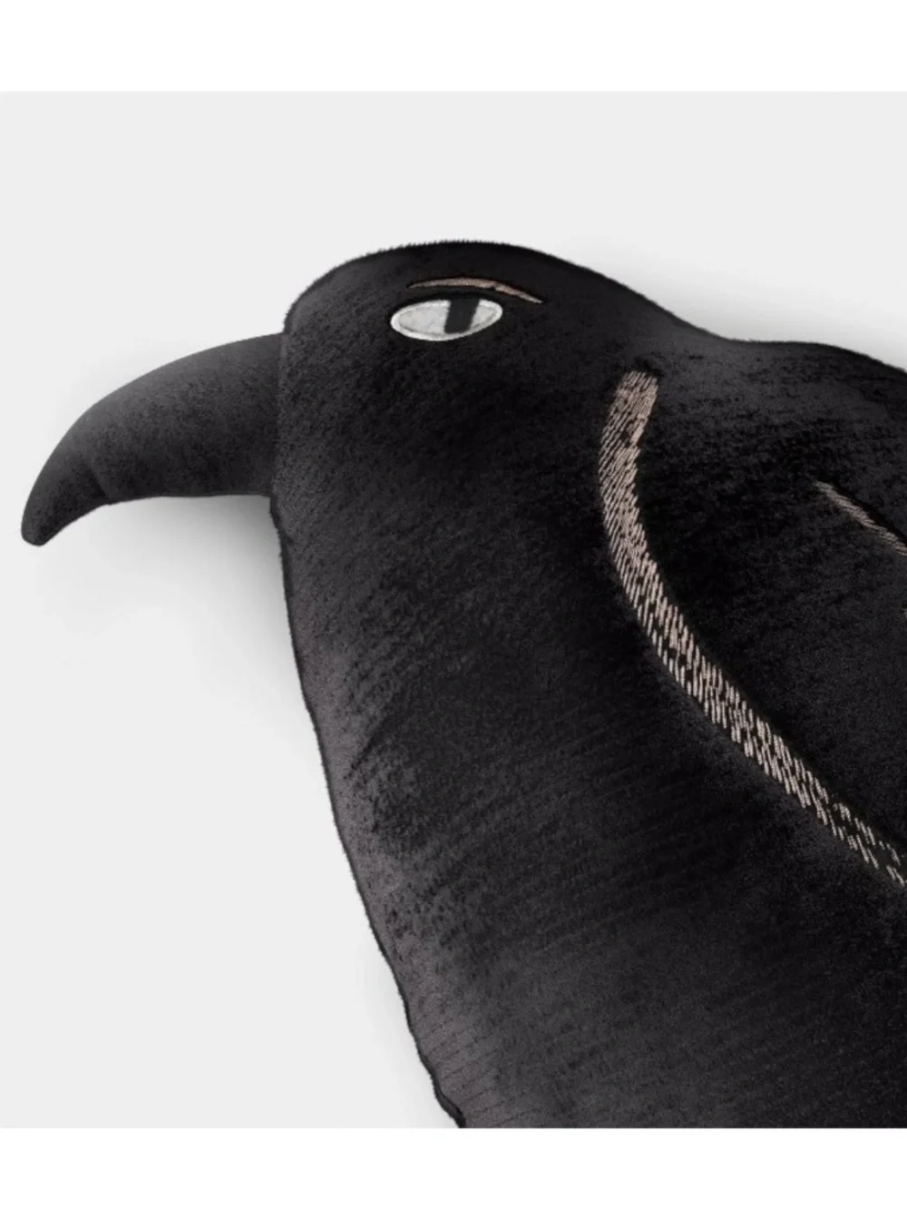 Raven Shaped Throw Pillow Black - Hyde and EEK!